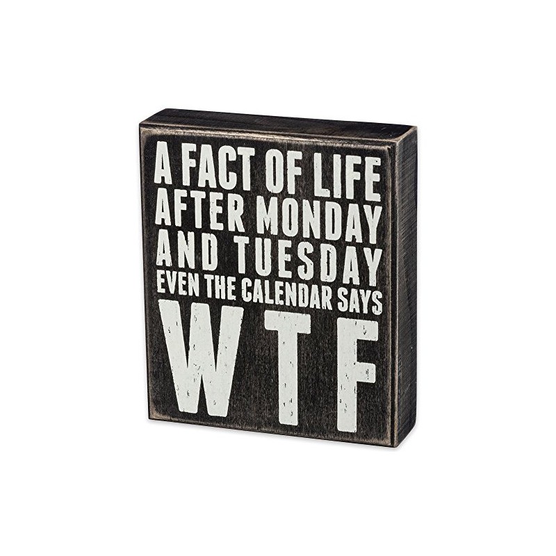 Primitives By Kathy Box Sign, Pardon The Mess, 6-Inch by