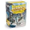 Dragon Shield AT-10008 Protective Card Sleeves Silver