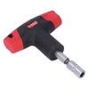 T Handle Wrench Fixed Torsion Chrome Vanadium Steel 1/4in Hex