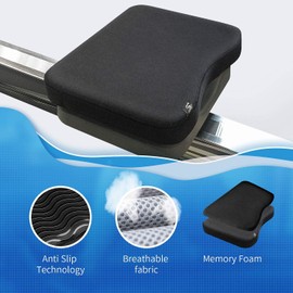 Hornet Watersports Memory Foam Rowing Machine Seat Cushion Designed for Rowing Machine Concept 2 Rower and More- Universal and Compatible with Most Rowers