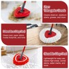 Hezane Mop Head Replacements Compatible with OCedar EasyWring, 6 Packs