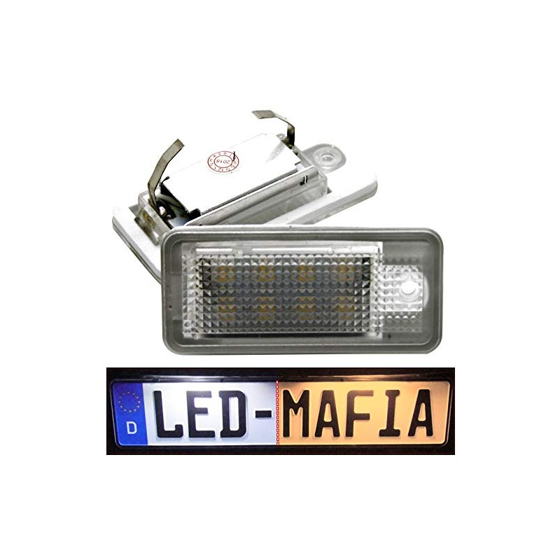 LED Number Plate Lighting Module E-Mark Plug & Play Xenon