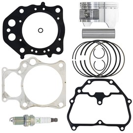 NICHE Stock Piston Gasket Spark Plug Kit for Honda Pioneer FourTrax Foreman 500 13101-HR0-F00