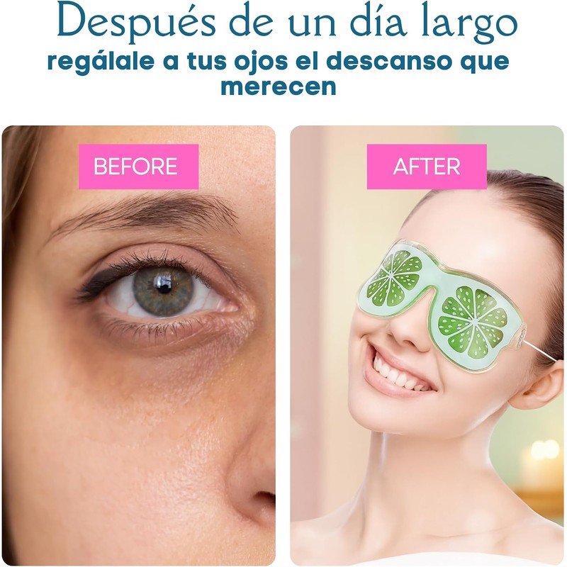 SEVEN MINE Antifaz para Ojos Terapia Frío-Calor Almohadilla Mascarilla Relajante