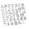 Pack of 40 DIY 3D Chrome Car Emblem Stickers, Alphabet
