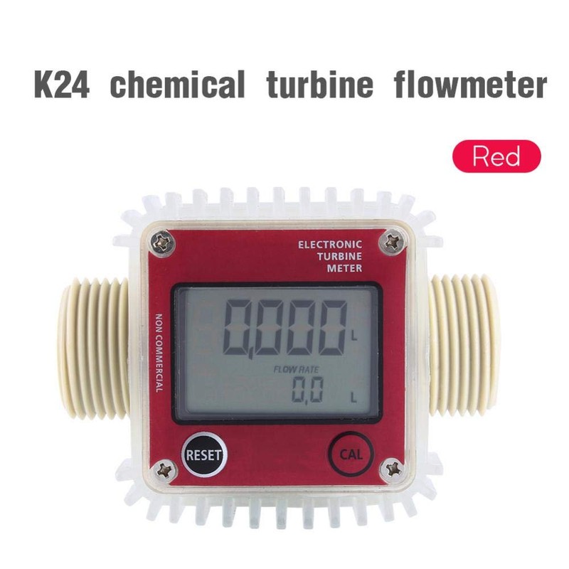 Pro K24 Turbine Digital Diesel Fuel Flow Meter for Chemicals