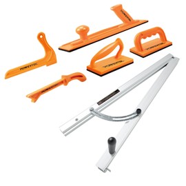 POWERTEC Table Saw Safety Accessories 6Pcs Set - Table Saw Push Block, Push Stick & Taper Jig - Wood Workng Tools and Safey Accessories for Router Table, Bandsaw & Jointer (71785)
