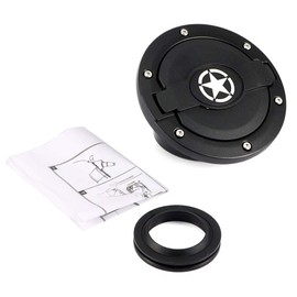 Fuel Cap, Oil Tank Cap, Fuel-Filled Fitting Cap, Star Style, Suitable for Wrangler JK 2/4 Doors 2007-2017