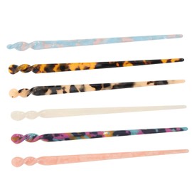 Vaguelly 6Pcs Retro Women Hair Sticks Chinese Style Hair Chopsticks Elegant Design for Hanfu Headdress and Traditional Hairstyles