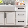 9BUILD 6 Pack 7 Inch Matte Black Cabinet Handles -