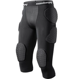 COOLOMG Youth Kids Football Girdle Shorts with 5 Built in Pads Hip,Thigh,Tailbone Padded Shorts for Football Rugby Softball Black M