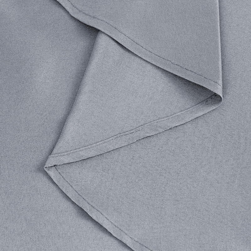 Zdada Grey Tablecloths 110 x 180 cm - High-Quality Polyester