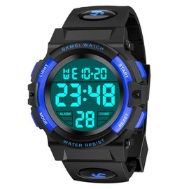 Hikidye Kids Watch Boys, Boys Kids Digital Watch Outdoor Toys Gifts for Boys Girls Sport Watch for 8-15 Year Old Boys Kids Boys Toys Age 6 7 8 9 10 11 Toddler Watch Teen Boys Gifts