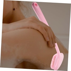Cepillo Baño Mango Exfoliación Espalda Cuerpo Limpiador Piel Diseño Ergonómico Accesorio Ducha