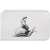Azeeda 'Boy Riding Snail' Plastic Ice Scraper (IC00038663)