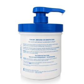 N/A Vanicream Moisturizing Skin Cream with Pump Dispenser 16 fl oz 1 lb Moisturizer