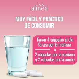 Alinea | Suplemento Alimenticio para Mujeres | Myo & D-Chiro Inositol, Relación Óptima 40:1 con Folato, Zinc y Vitamina D3 120 Cápsulas