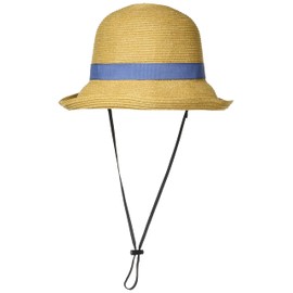 Moon Bat Marylia Relax Hat, Hand Washed Paper Blade with Chin Strap, Sailor Hat, Sun Shade, Straw Hat, Hand Wash, Women's, blue (sky blue)