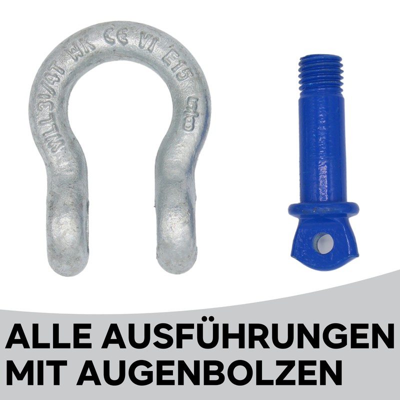 Shackle Curved 0.5 t - 12 t | Shackle Set