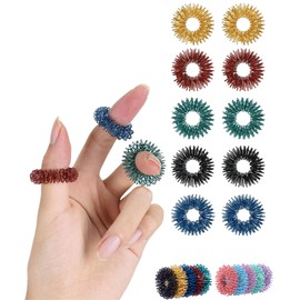 Mr. Pen- Spiky Sensory Rings, 10 Pack, Stress Relief Fidget Sensory Toys, Fidget Rings, Fidget Ring for Anxiety, Stress Relief Rings, Massager for Fidget ADHD Autism