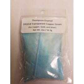 Copper Green Enamel for Copper, Gold and Silver - 2oz/56.7g