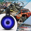 PyleUsa 6.5” 2-Way Marine Wakeboard Tower Speakers with Bluetooth and