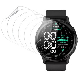 6 Pack Screen Protectors for Garmin Venu 3, Soft TPU Protective Film, HD Clear, Full Coverage, Scratch Resistant,Protector Para