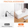 Relota Pack of 2 Cable Box, Cable Management Box with