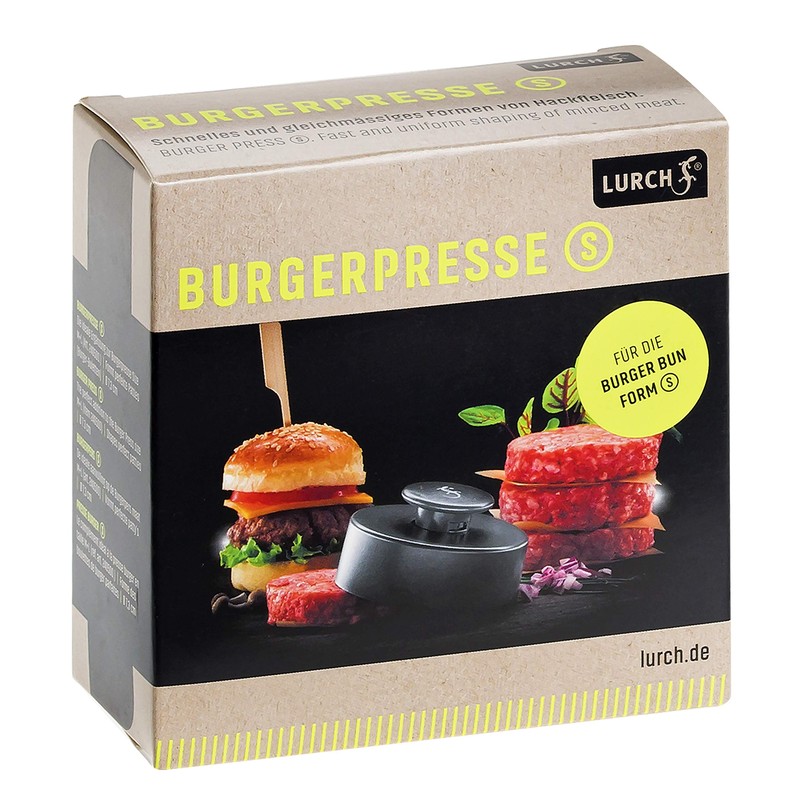 Lurch Burger Press Small (7.3 cm 240500). Accessories, Plastic, black,