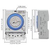 TEHAUX Precise Mechanical Timer, Adjustable Mechanical Time Control Switch, 12V