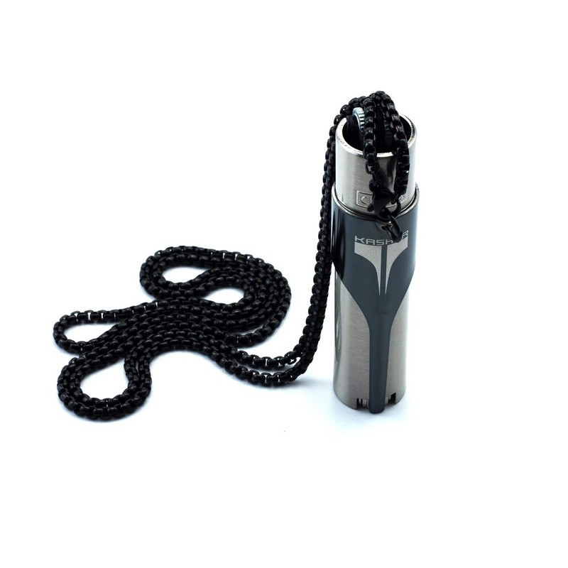 Kasher’s Lighter Necklace with Lighter Tool - Lightweight & Multipurpose