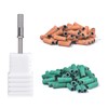 siyuwuro 100 Pcs Nail Drill Bits Small Sanding Bands #180#240