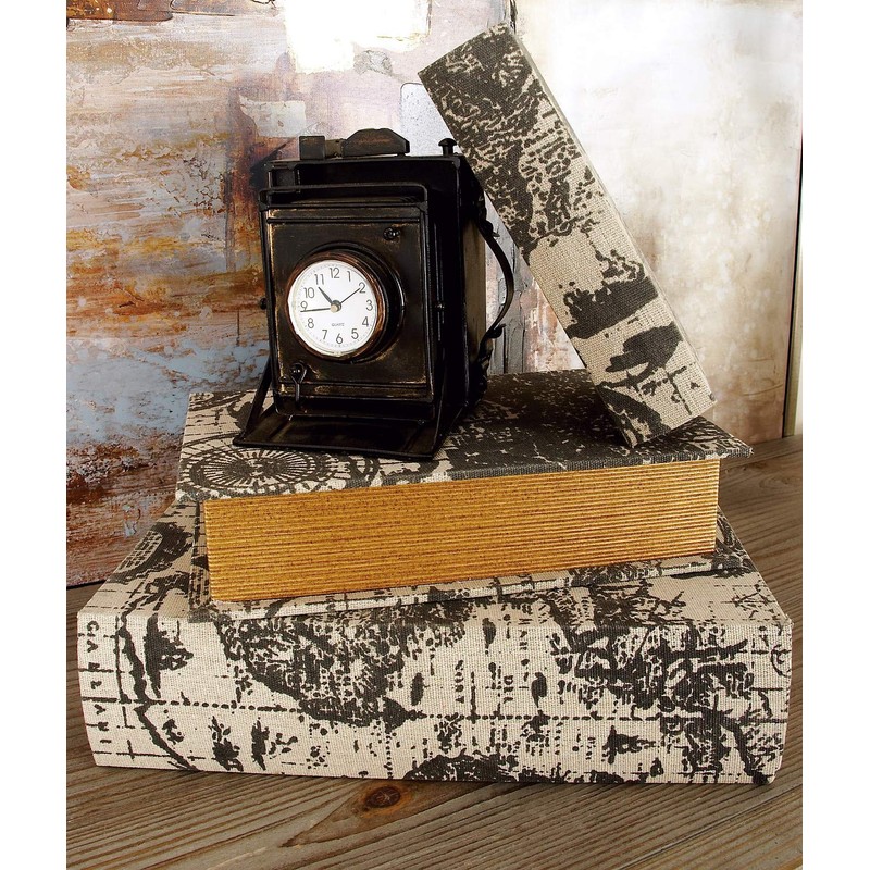 Deco 79 Wooden Decorative Box Faux Book Book Shaped Boxes