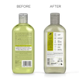Dr Organic, Organic Tea Tree Shampoo, Natural , Vegan , Cruelty Free , Paraben & SLS Free , Eco Friendly Recyclable Packaging, For Women & Men, Palm Oil Free, 265ml