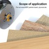 XDENGP 1/2 Shank 3 Wing Slotting Cutter Router Bit for
