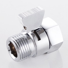 Sumnacon Shower Head Shut-off Valve Connects Shower Head and Hose for Easy and Non-Frequent Water Temperature Adjustment (ABS/Copper)