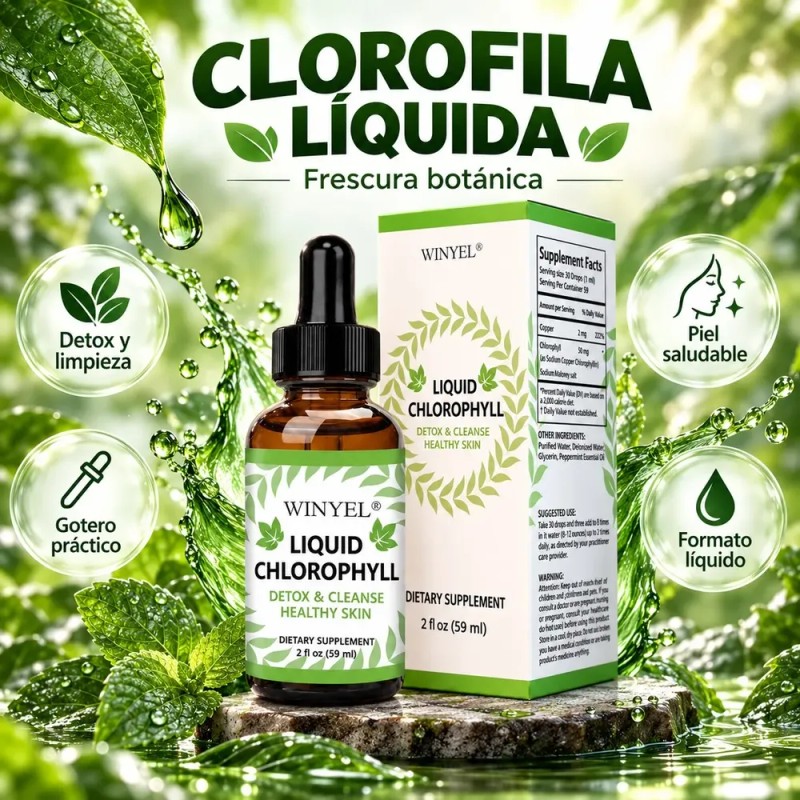 General - Winyel Gotas Clorofila Líquida Suplemento Natural