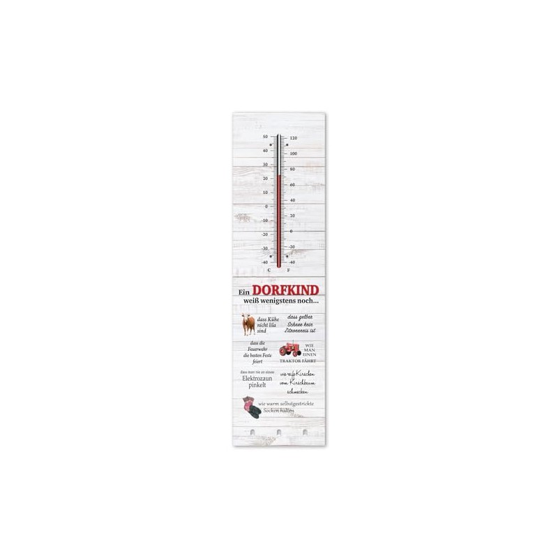 Cult Thermometer + Key Holder – Village Child – Aluminium