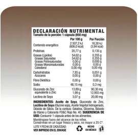 Zinc Dr. Will 90 Cápsulas Suplemento Nutricional