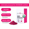 KOYAH - Organic Beet Powder (1 Scoop = 1/2 Beet):