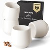 Miamio Espresso Cups Set of 4 without Handle (90 ml),