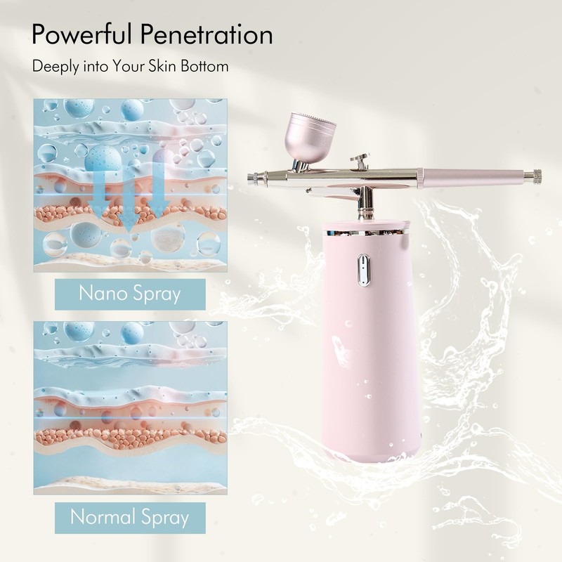 Microtree Nano Facial Sprayer High Pressure, Oxygen Facial Machine 0.3mm