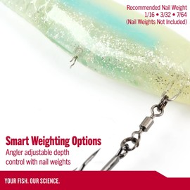 Berkley PowerBait® CullShad Fishing Bait, Hitch, 6 in, Soft Swimbait, Equipped with Fusion19™ Hook, Smart Weighting System