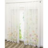 Bailey Jo Curtain Ruffle Tape Floral Curtains with Flowers Butterflies