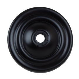 GlideRite Hardware 5061-MB-50 Thin Rounded Ring Cabinet Back Plate, 50 Pack, 1.5", Matte Black