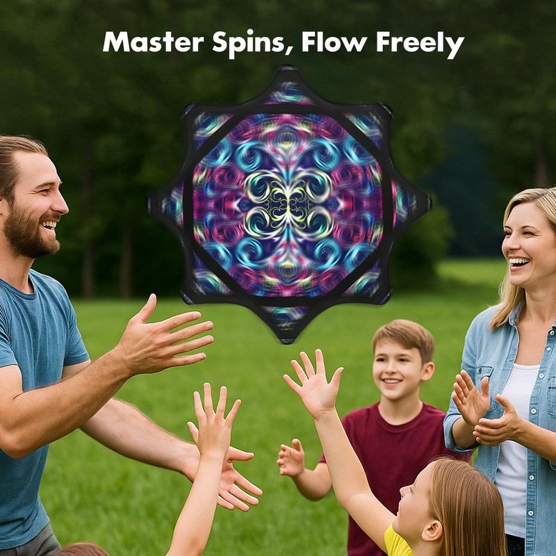Beginner to Pro Spinning Cloth Flow Toy – Colorful Juggling