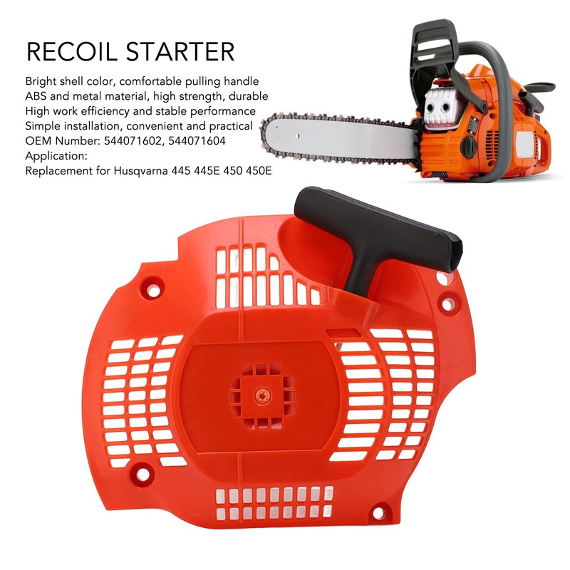 Aramox Recoil Starter, Recoil Starter for Husqvarna 445 445E 450