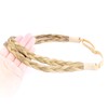 BOBIYA Women Girls Double Three-Strand Braided Synthetic Hair Headband (Orange