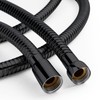 OFFO Shower Hose, Black, 2 m, with Twist Protection, 11
