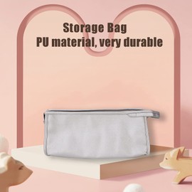 Haartrockner Aufbewahrungsbeutel Großer Kapazitätsreisekoffer für Haartrockner, Tragetasche mit Hängenden Haken, PU -Lederwassersicher, für Geschäftsreisen, Fitnessstudio,